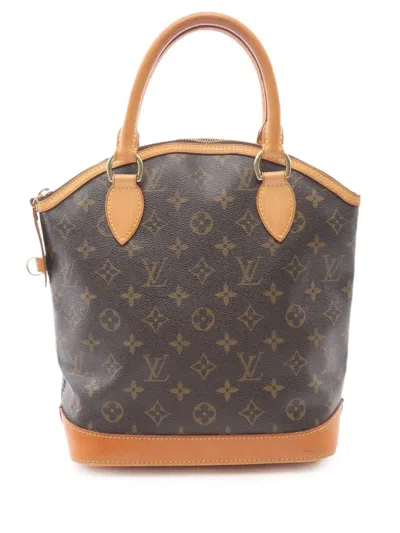 Pre-owned Louis Vuitton 2006 Lockit Handbag In Brown