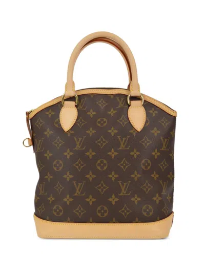 Pre-owned Louis Vuitton 2006 Lockit Handbag In Brown