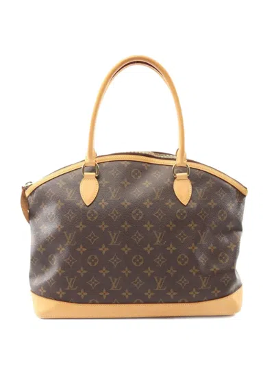 Pre-owned Louis Vuitton 2006 Lockit Horizontal Handbag In Brown