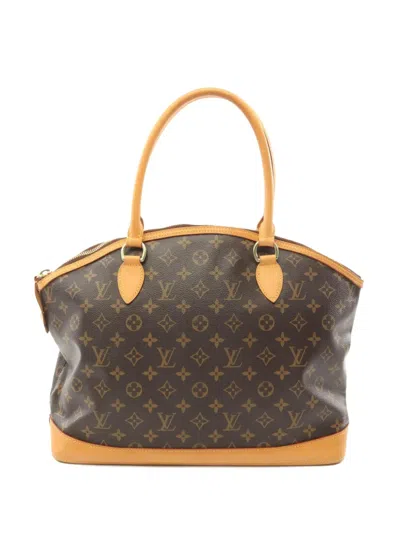 Pre-owned Louis Vuitton 2006 Lockit Horizontal Tote Bag In Brown