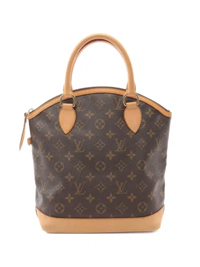 Pre-owned Louis Vuitton 2006 Lockit Monogram Handbag In Brown
