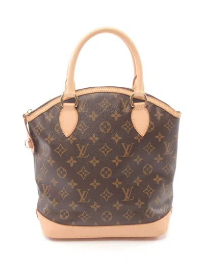 Pre-owned Louis Vuitton 2006 Lockit Tote Bag In 褐色