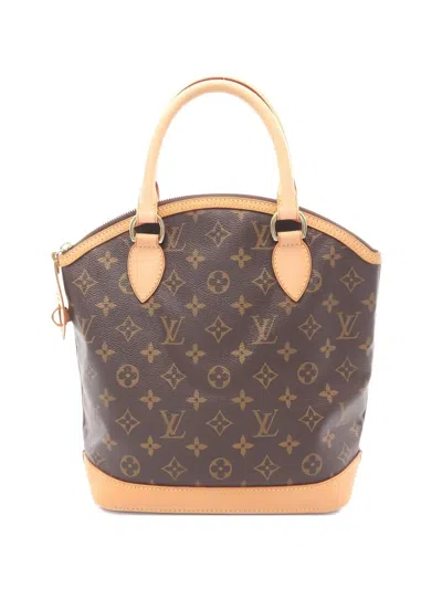 Pre-owned Louis Vuitton 2006 Lockit Tote Bag In Brown