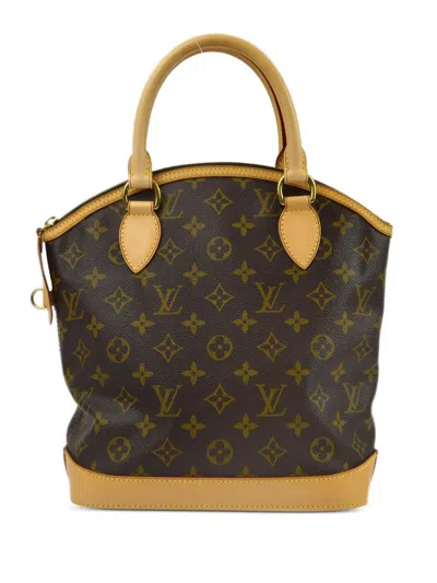Pre-owned Louis Vuitton 2006 Lockit Tote Bag In Brown