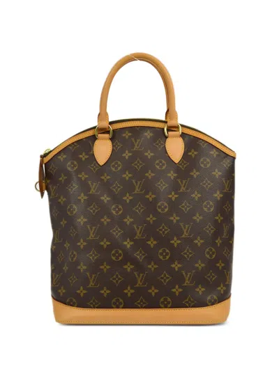 Pre-owned Louis Vuitton 2006 Lockit Vertical Handbag In Brown
