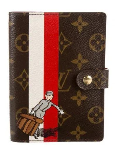 Pre-owned Louis Vuitton 2006 Lv Monogram Bifold Wallet In Brown