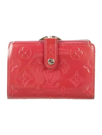 Pre-owned Louis Vuitton 2006 Lv Monogram French Purse In Pink