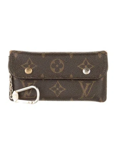 Pre-owned Louis Vuitton 2006 Lv Monogram Multicles Rabat Key Pouch In Brown