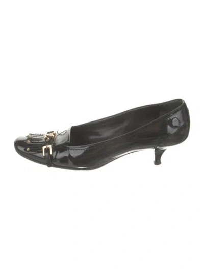 Pre-owned Louis Vuitton 2006 Lv Monogram Pumps In Black