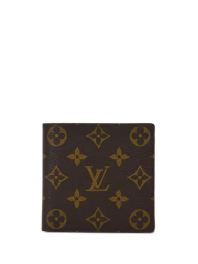 Pre-owned Louis Vuitton 2006  Portefeuille Marco Wallet In Brown
