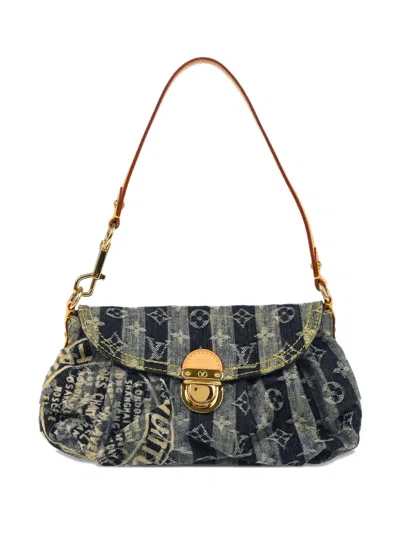 Pre-owned Louis Vuitton 2006 Mini Pleaty Raye Shoulder Bag