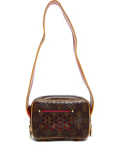Pre-owned Louis Vuitton 2006 Mini Trocadero Shoulder Bag In Brown