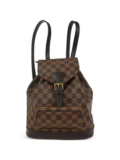 Pre-owned Louis Vuitton 2006 Mm Montsouris Backpack In Brown