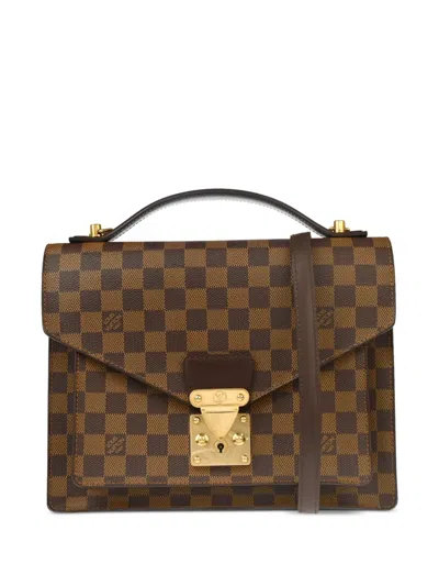 Pre-owned Louis Vuitton 2006 Monceau 28 Two-way Handbag In 褐色