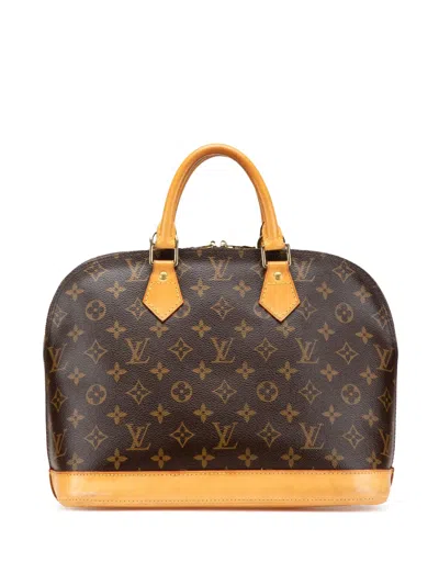 Pre-owned Louis Vuitton 2006 Monogram Alma Pm Handbag In Brown