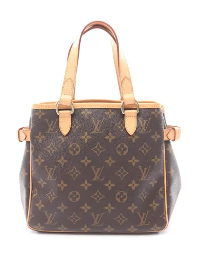 Pre-owned Louis Vuitton 2006 Monogram Batignolles Vertical Pm Handbag In Brown