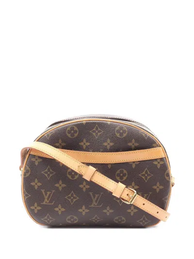 Pre-owned Louis Vuitton 2006 Monogram Blois Crossbody Bag In Brown