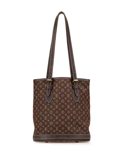 Pre-owned Louis Vuitton 2006 Monogram Mini Lin Pm Bucket Bag