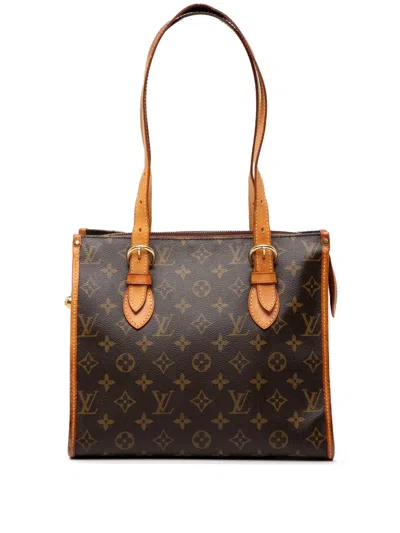 Pre-owned Louis Vuitton 2006 Monogram Popincourt Haut Shoulder Bag In Brown