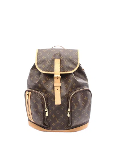 Pre-owned Louis Vuitton 2006 Monogram Sac A Dos Bosphore Backpack In Brown