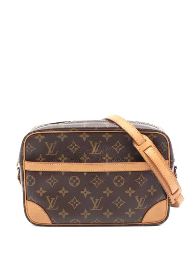 Pre-owned Louis Vuitton 2006 Monogram Trocadero 27 Shoulder Bag In Brown