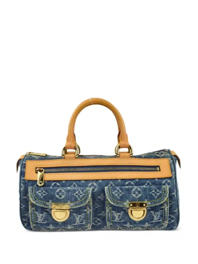 Pre-owned Louis Vuitton 2006 Neo Speedy Handbag In Blue