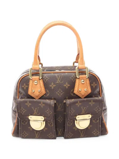 Louis Vuitton 2006 Pm Manhattan Monogram Tote Bag In Pink