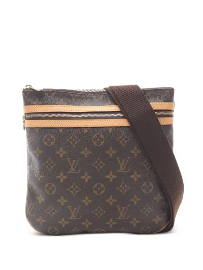 Pre-owned Louis Vuitton 2006 Pochette Bosphore Shoulder Bag In Brown