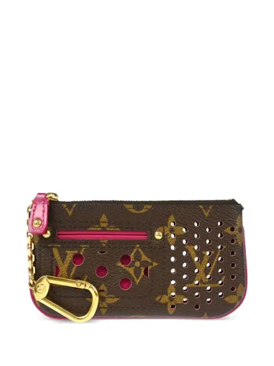 Pre-owned Louis Vuitton 2006 Pochette Clés Coin Purse In Brown