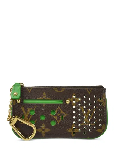 Pre-owned Louis Vuitton 2006 Pochette Clés Coin Purse In Brown