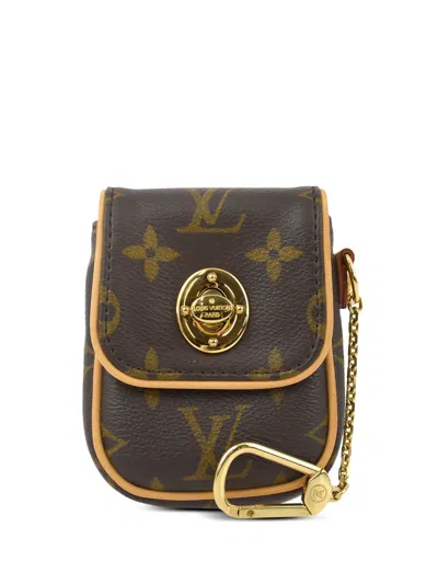 Pre-owned Louis Vuitton 2006 Pochette Turam Pouch In Brown