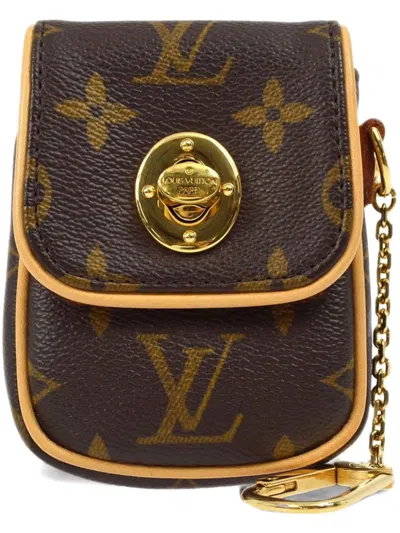 Pre-owned Louis Vuitton 2006 Pochette Turam Pouch In Brown
