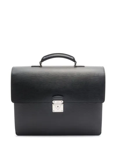 Pre-owned Louis Vuitton 2006 Robusto 2 Briefcase In Black