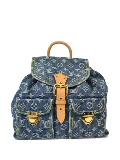 Pre-owned Louis Vuitton 2006 Sac A Dos Gm Backpack In 蓝色