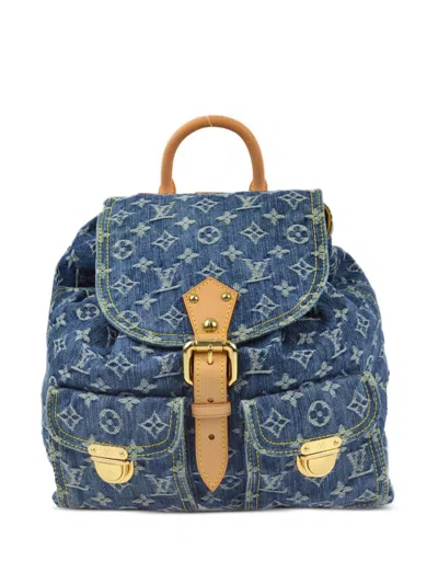 Pre-owned Louis Vuitton 2006 Sac A Dos Gm Backpack In Blue