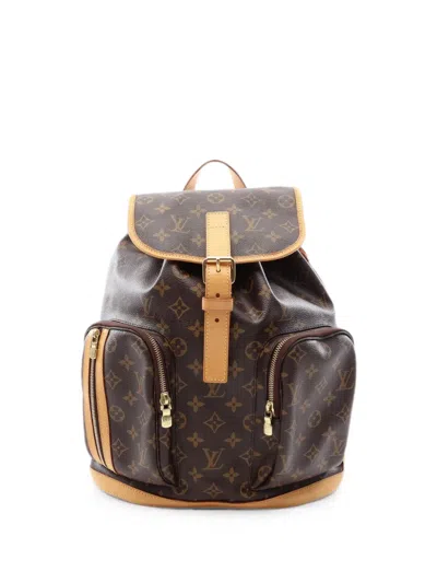 Pre-owned Louis Vuitton 2006 Sac Ad Bosphore Monogram Backpack In Brown