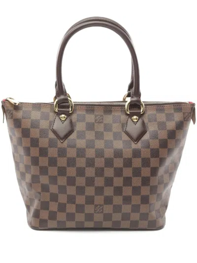 Pre-owned Louis Vuitton 2006 Saleya Pm Tote Bag In Brown