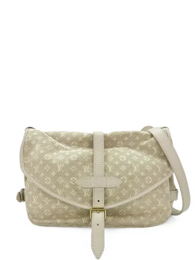 Pre-owned Louis Vuitton 2006 Saumur 30 Shoulder Bag In Neutrals