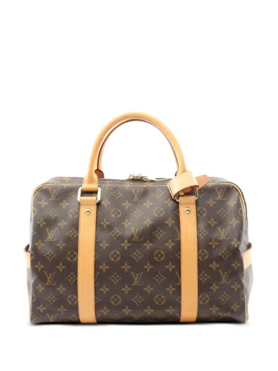 Pre-owned Louis Vuitton 2006 Small Monogram-pattern Luggage Bag In Brown