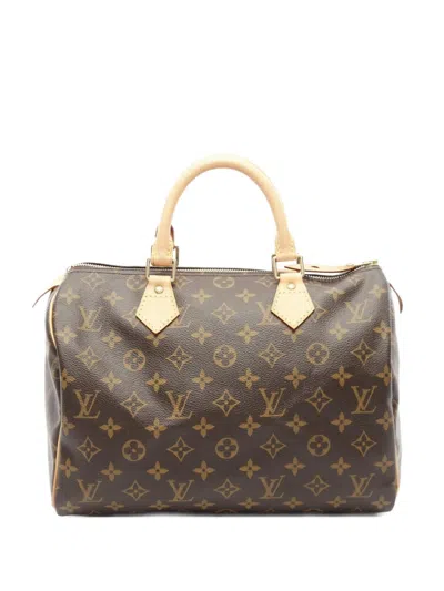 Pre-owned Louis Vuitton 2006 Speedy 30 Handbag In Brown