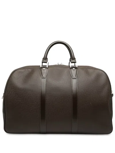 Pre-owned Louis Vuitton 2006 Taiga Kendall Pm Travel Bag In Brown