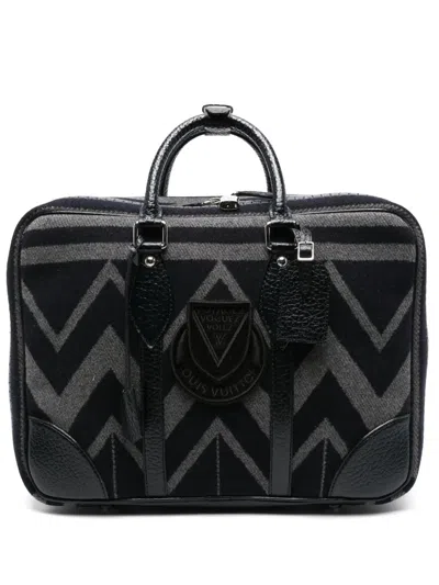 Pre-owned Louis Vuitton 2006 Vail Blanket Luggage Bag In Grey