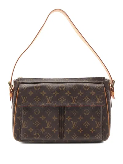 Pre-owned Louis Vuitton 2006 Viva Cite Gm Shoulder Bag In Brown