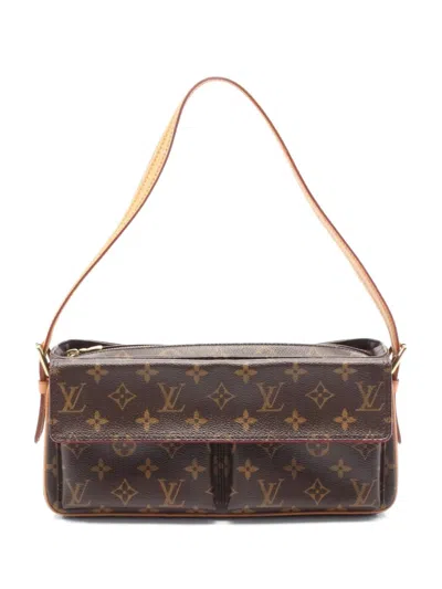 Pre-owned Louis Vuitton 2006 Vivacite Mm Monogram Canvas Shoulder Bag
