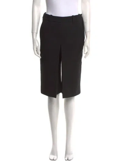Pre-owned Louis Vuitton 2006 Wide Leg Pants In Black