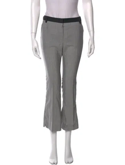 Pre-owned Louis Vuitton 2006 Wide Leg Pants In Gray