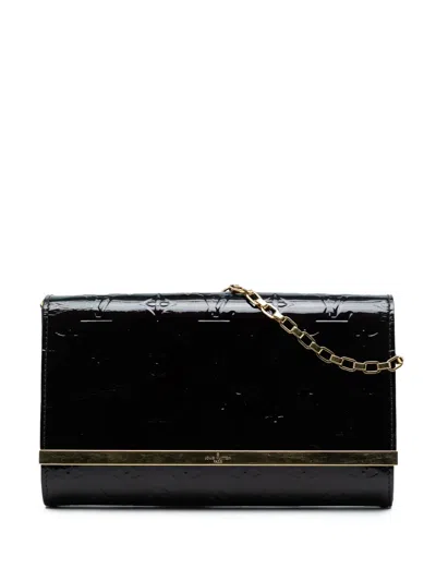 Pre-owned Louis Vuitton 2007-2025 Monogram Vernis Ana Satchel In Purple