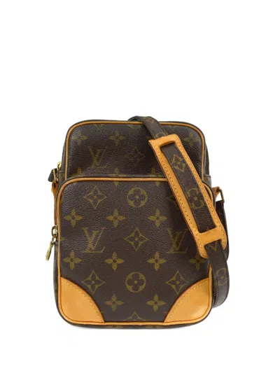 Pre-owned Louis Vuitton 2007 Amazon Crossbody Bag In Brown
