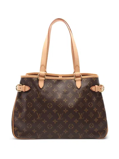 Pre-owned Louis Vuitton 2007 Batignolles Horizontal Shoulder Bag In Brown