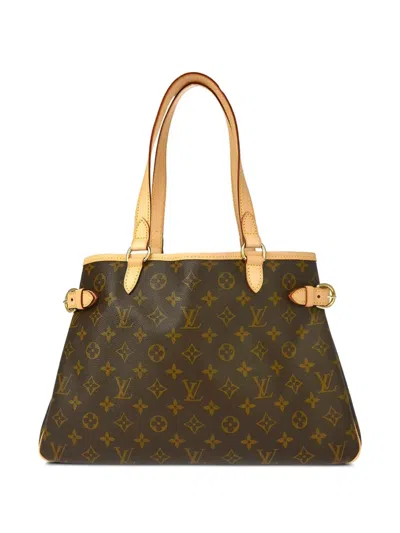 Pre-owned Louis Vuitton 2007 Batignolles Horizontal Shoulder Bag In Brown